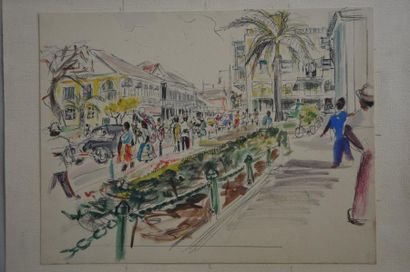 null Philippe DAUCHEZ (1900 - 1984)

5 dessins :
[CARAIBES - NASSAU] Maison tropicale,...