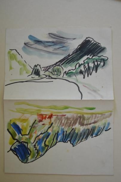 null Philippe DAUCHEZ (1900 - 1984)

10 dessins :
[SUISSE] (10) Promenade du lac,...