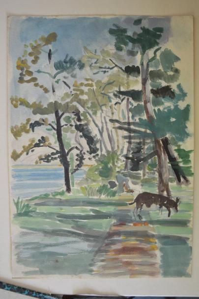 null Philippe DAUCHEZ (1900 - 1984)

10 dessins :
[SUISSE] (10) Promenade du lac,...
