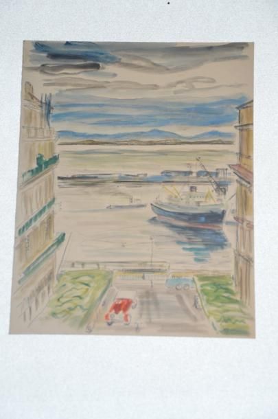 null Philippe DAUCHEZ (1900 - 1984)

5 dessins :
[ALGER] Quartier du port, Passage...