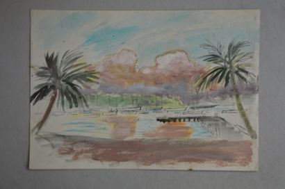 null Philippe DAUCHEZ (1900 - 1984)

5 dessins :
[POLYNESIE] Port et palmiers, Bassin,...