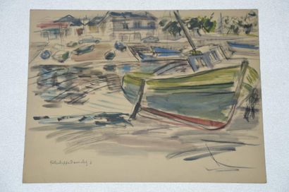 null Philippe DAUCHEZ (1900 - 1984)

6 dessins :
[BRETAGNE] Cale, Rochers à marée...