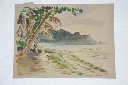 null Philippe DAUCHEZ (1900 - 1984)

11 dessins :
[ANTILLES] Palmiers et rivage,...