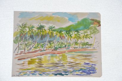 null Philippe DAUCHEZ (1900 - 1984)

11 dessins :
[ANTILLES] Palmiers et rivage,...