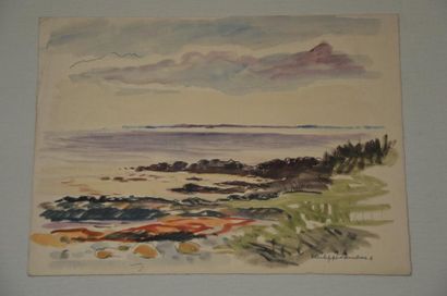 null Philippe DAUCHEZ (1900 - 1984)

[GUERNESEY] Littoral et rochers

Crayon, aquarelle...