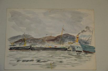 null Philippe DAUCHEZ (1900 - 1984)

7 dessins :
[MEDITERRANEE] Port marchand, Bâteau...