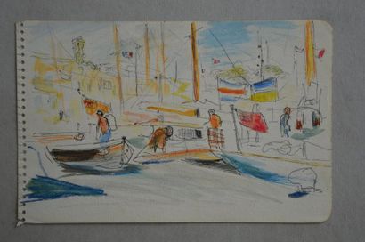 null Philippe DAUCHEZ (1900 - 1984)

7 dessins :
[MEDITERRANEE] Bâteaux à marée basse,...