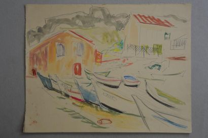 null Philippe DAUCHEZ (1900 - 1984)

6 dessins :
[MEDITERRANEE] Mouillage, Barques...