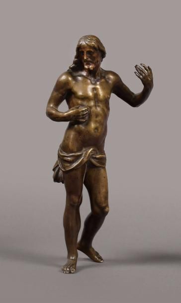 null Ecole Italienne, fin du XVIIème siècle

Christ ressuscité 

Statuette en bronze...
