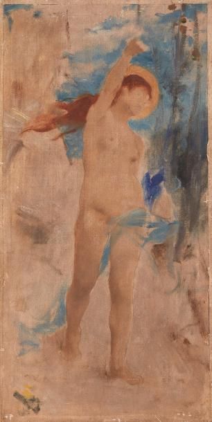 null Gustave POPELIN (1859-?)

Etude d'une figure féminine symboliste en pied

Huile...