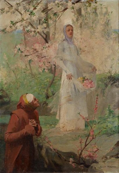 null Albert Pierre René MAIGNAN (1845-1908)

Dante rencontre Mathilda

Huile sur...