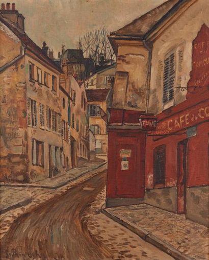 null Nathan GRUNSWEIGH (1880-?)

Rue à saint Germain

Toile signée en bas à droite.

60...
