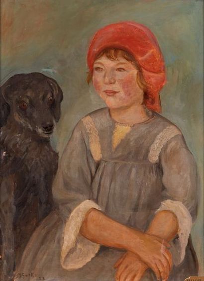 null Jacques GOTKO (1899-1944)

Portrait de fille au chien

Toile, signée en bas...