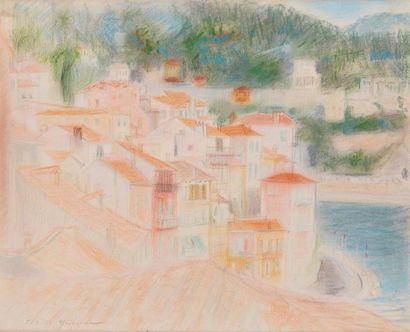 null Shizuka MURAYAMA (1918-2013)

Paysage du midi

Crayon de couleur et pastel,...