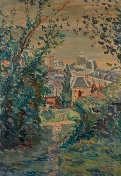 null Emile SABOURAUD (1900-1996)

Paysage aux maisons

Toile signée au milieu en...