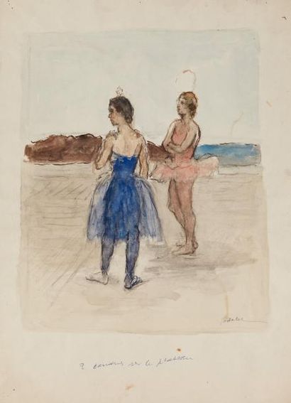 null Emmanuel JODELET (1883-1969)

Danseuses sur le plateau

Aquarelle, signée en...