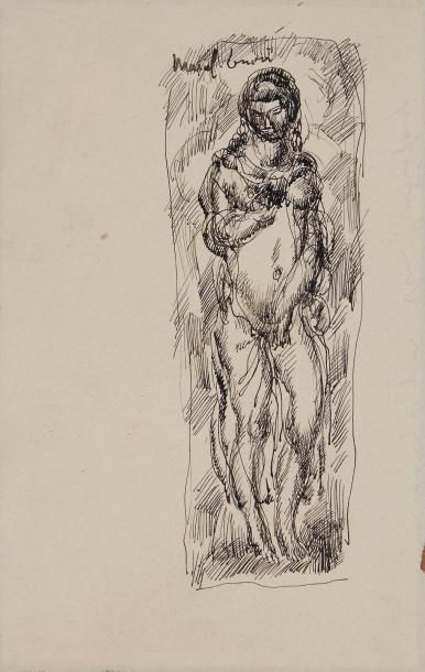 null Marcel LENOIR (1872-1931)

Figure féminine nue

Encre sur papier signée en haut...