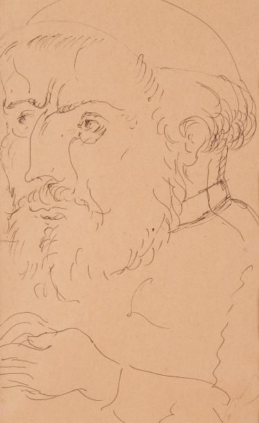 null André DERAIN (1880-1954)

Etude de personnage

Plume et encre, signée en bas...