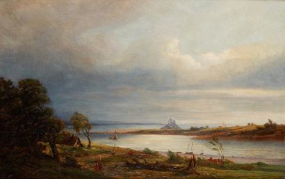 null Xavier de COCK (1818 - 1896)

Vue du Mont Saint Michel de la baie d'Avranches

Huile...