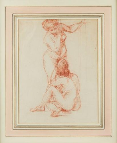 Rodolphe PLANQUETTE (1926) Etudes de nus
Suite de 5 sanguines, signées (sauf une...
