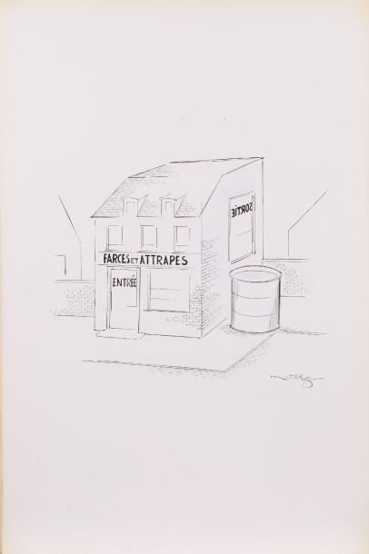 null Henri MOREZ (1922-2017)

Farces et attrapes

Encre noire et crayon bleu, signé...