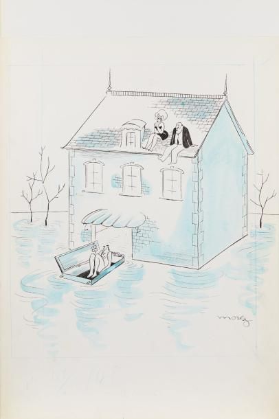 null Henri MOREZ (1922-2017)

Sans paroles (l'inondation)

Encre noire, aquarelle,...