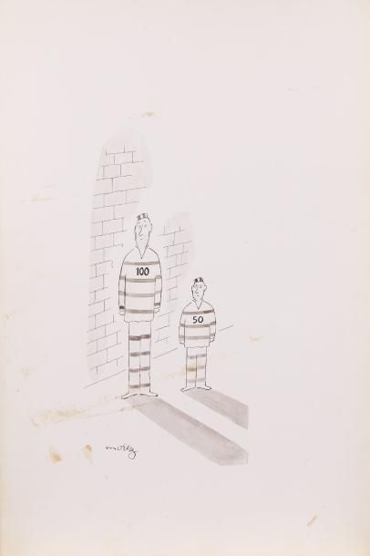 null Henri MOREZ (1922-2017)

Les prisonniers

Encre et lavis d’encre, signé en bas...