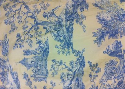 null Un dessus de lit en toile de jouy Manuel Canovas. Thorigny coloris Metis / Mauve.

Dimensions...