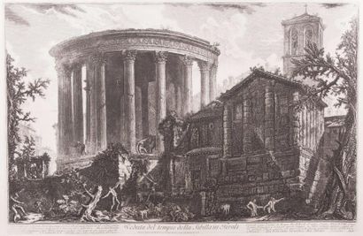 null D'après Giovanni Battista PIRANESI (1720-1778)

Veduta del Tempo della Sibilla...