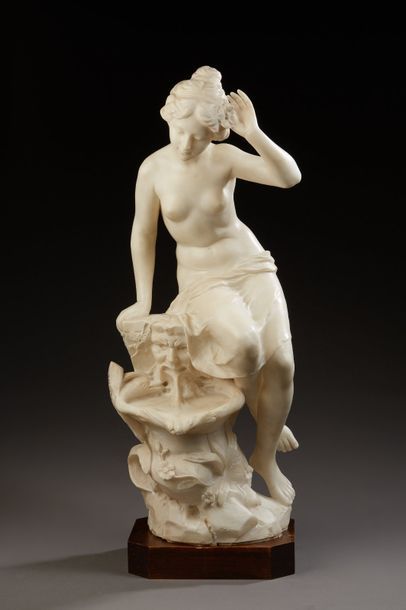 null Adolfo CIPRIANI (1880-1920)

Jeune fille à la fontaine

Sculpture en marbre...