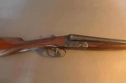 null Fusil stéphanois, modèle hammerless, vendu par Vidier à Paris. 2 coups, calibre...