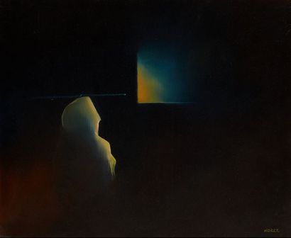 null Henri MOREZ (1922-2017)

Silhouette 

Huile sur toile signée en bas à droite....