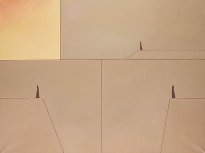 null Henri MOREZ (1922-2017)

Silhouettes, construction géométrique 

Huile sur toile...