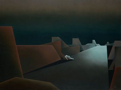 null Henri MOREZ (1922-2017)

Silhouette, figure géométrique

Huile sur toile cachet...