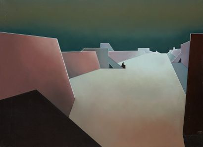 null Henri MOREZ (1922-2017)

Silhouette, paysage géométrique

Huile sur toile cachet...