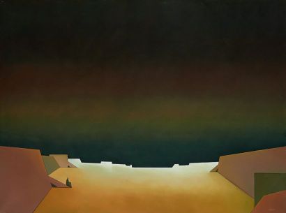 null Henri MOREZ (1922-2017)

Silhouette, paysage

Huile sur toile signée en bas...