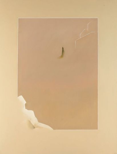 null Henri MOREZ (1922-2017)

Silhouettes, fond beige

Huile sur toile cachet d'atelier...
