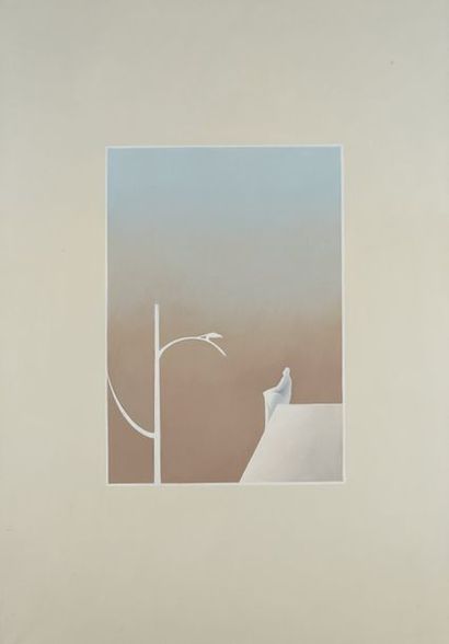 null Henri MOREZ (1922-2017)

Silhouette, arbre 

Huile sur toile cachet d'atelier...