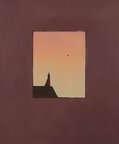 null Henri MOREZ (1922-2017)

Silhouettes, dans un rectangle, fond mauve.

Huile...