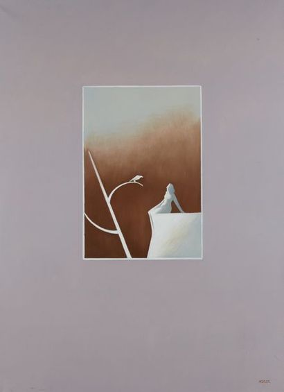 null Henri MOREZ (1922-2017)

Femme et l’oiseau

Huile sur toile signée en droite....