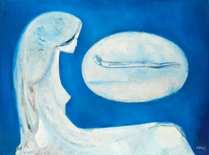 Henri MOREZ (1922-2017)

Composition bleu

Huile...