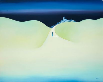 null Henri MOREZ (1922-2017)

Silhouette, paysage 

Huile sur toile signée en bas...