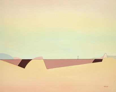 null Henri MOREZ (1922-2017)

Silhouette, géométrie

Huile sur toile signée en bas...
