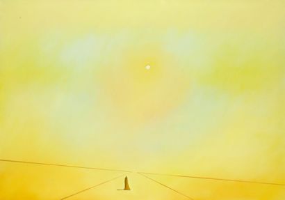 null Henri MOREZ (1922-2017)

Silhouette fond jaune 

Huile sur toile. cachet d'atelier...