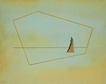 null Henri MOREZ (1922-2017)

Silhouettes et lignes orange 

Huile sur toile signée...