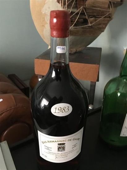 null Une bouteille d'Armagnac 2.5L