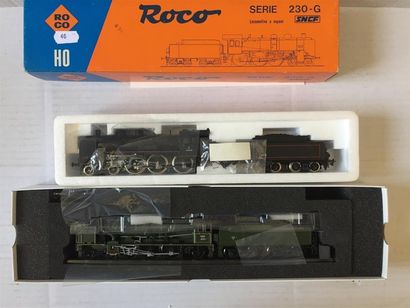 null ROCO : locomotive 230 G SNCF (B.O) et locomotive 231 E SNCF référence 62307...