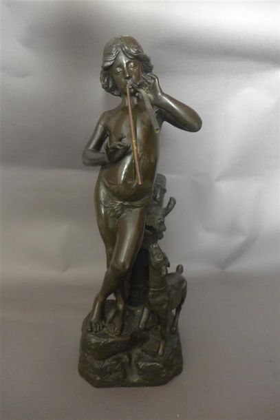 null D'après Joaquim Anglés Cané.

Idylle, bronze

Hauteur : 40 cm - Largeur : 13...