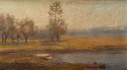 null Jules BERNARD (1849-1917)

Paysage à l'étang

Huile sur toile, signée en bas...