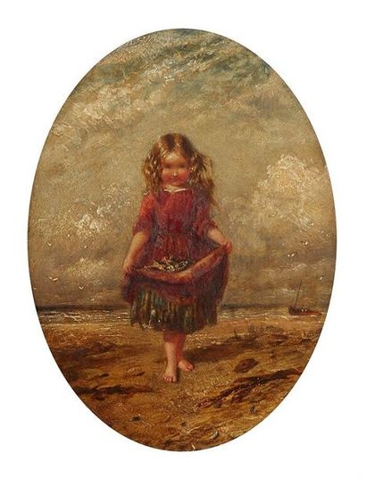 null John Henry DELL (1836-1888)

La petite ramasseuse de coquillages

Huile sur...